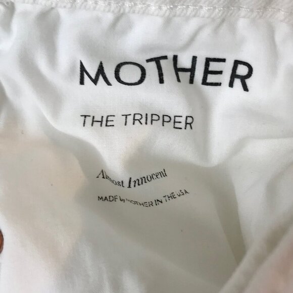MOTHER SUPERIOR The Tripper White Jeans Size 32 - Picture 9 of 11
